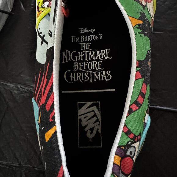 Vans Disney Nightmare Before Christmas Tim Burton Men’s Size 13 Lace Up Shoes - Picture 9 of 11